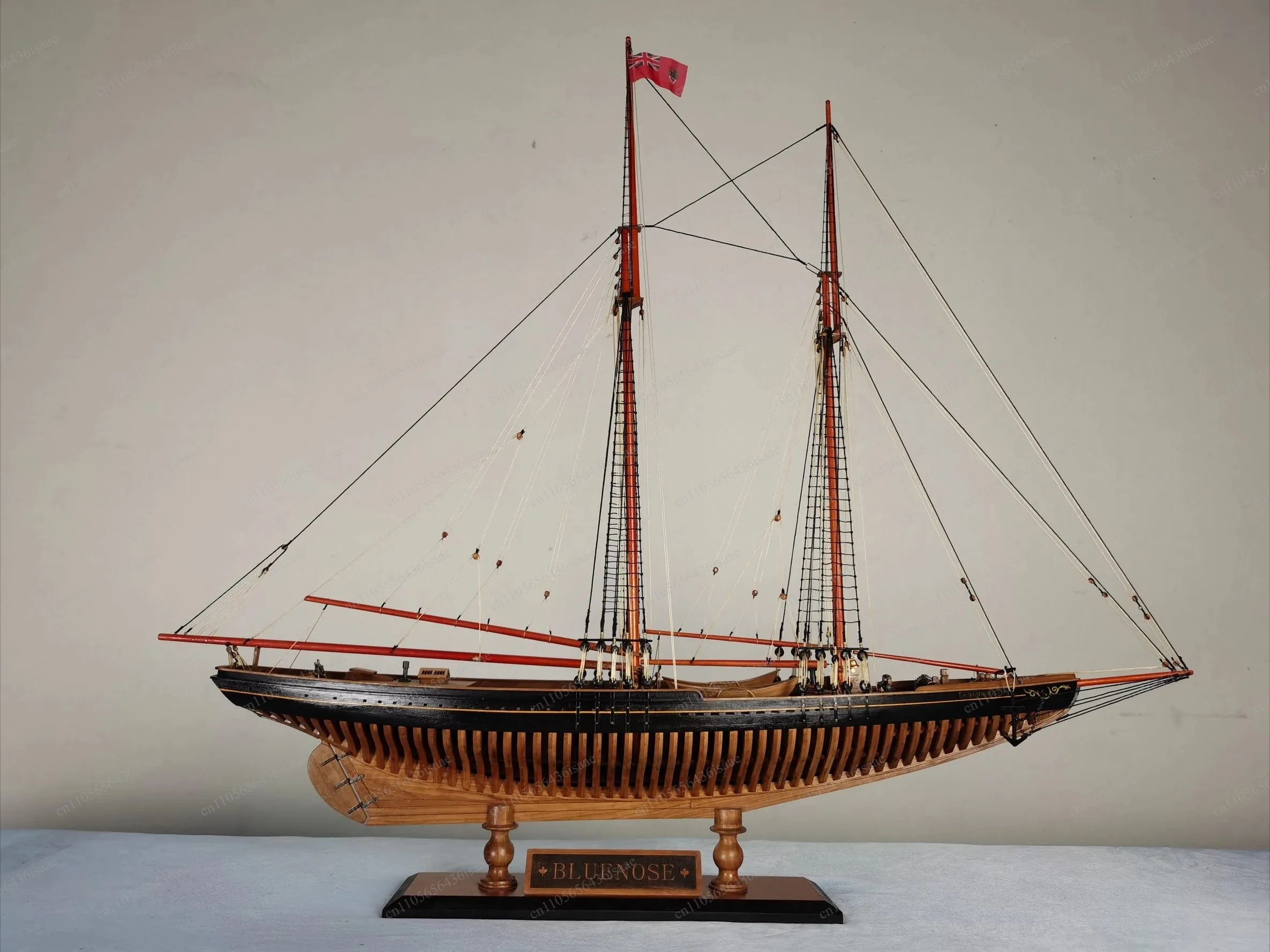 

1:72 Scale Ancient Sailboat Model Kit Full Rib Structure Handmade Assembly Craft