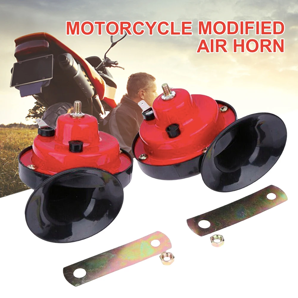 12V Super Loud Train Horns 300DB Waterproof Car Snail Electric Horn Universal Car Motorcycle Truck Boat Sound Signal Loudspeaker view 4