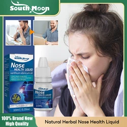 Natural Herbal Nose Health Liquid Relieving Nose Stuffy Swollen Itching Treat Chronic Rhinitis Sinusitis Antipruritic Nasal Drop