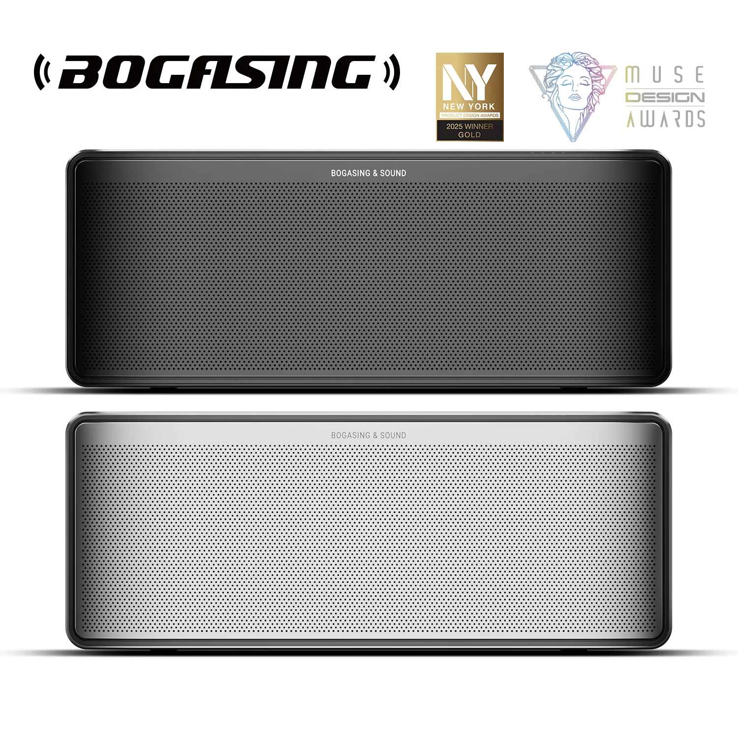 BOGASING S8 Pro Max 100W Bluetooth Speaker, 3-Way Sound with Deep Bass, TWS, DSP, AUX, TF/USB, Mic, for Home & Party