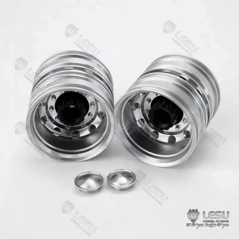 LESU Metal Rear Wheel Hub W-2052 1/14 DIY Tamiyay Tractor Truck Model Car Outdoor Toys