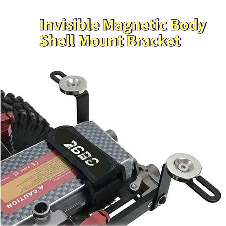RC Invisible Magnetic Body Shell Mount Bracket For Axial SCX10 90046 D90 1/10 Crawler car Customizable size Upgrade Accessory