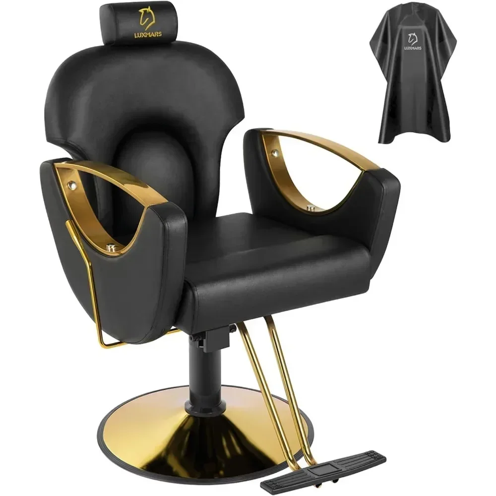 

Salon Chair Hydraulic Barber Chairs 360 Degrees Rolling Swivel Hair Styling Chair Cutting Chairs Salon Shampoo Equipmen