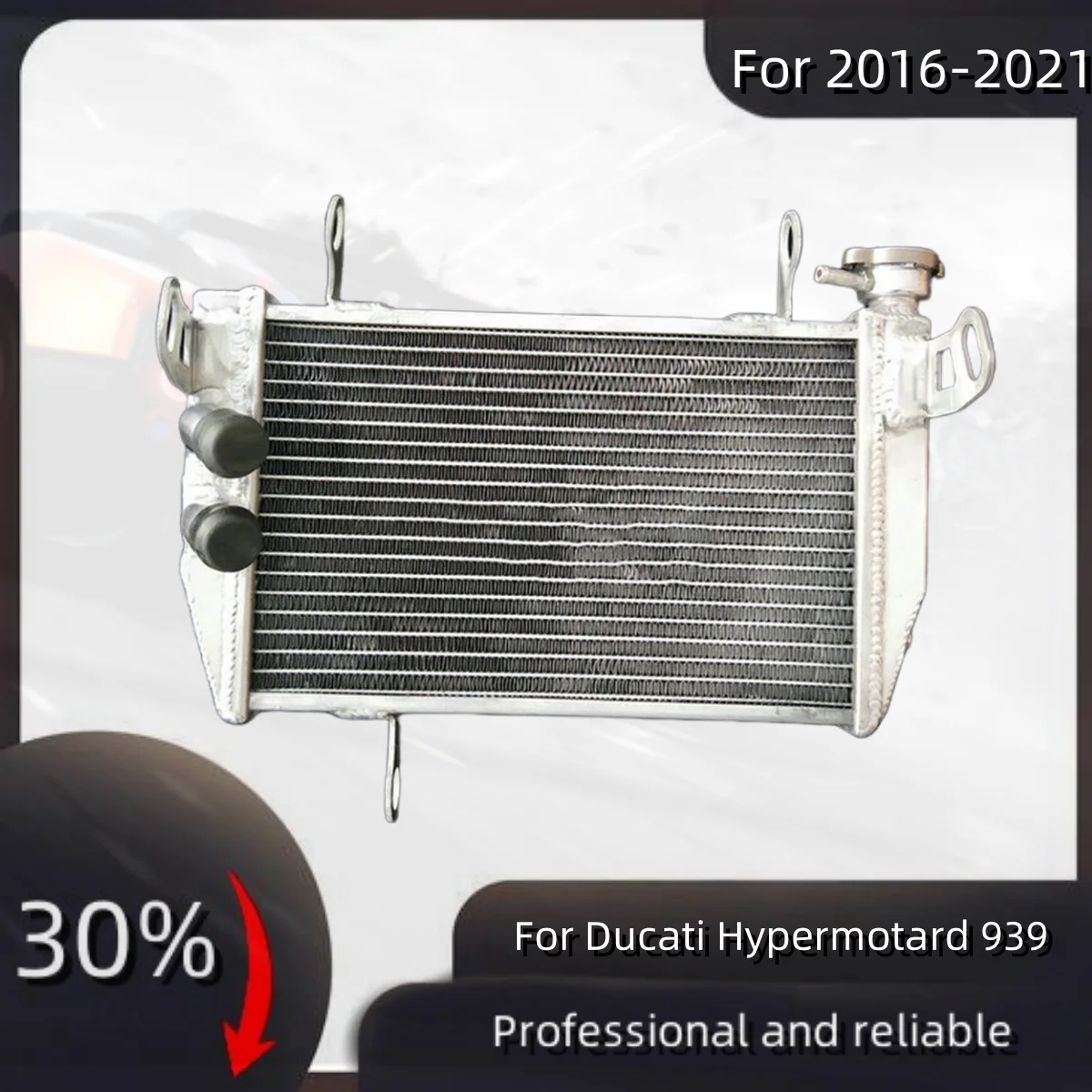 

Aluminum Radiator For 2016-2021 Ducati Hypermotard 939 Cooler Cooling Coolant 2016 2017 2018 2019 2020 2021