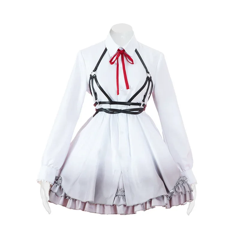 Project Sekai Colorful Stage! feat. Cosplay Costume STILL WITH U Uniform Outfits Punk Lolita Ruffle Dress Long Sleeve Drop Ship