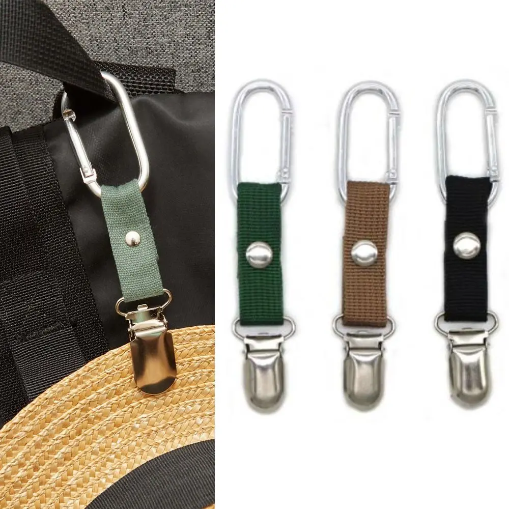 for Travel Handbag Hat Clips Black Color Handbag Accessory Duck Clip Clasps Multifunctional Duck Clip Solid Color