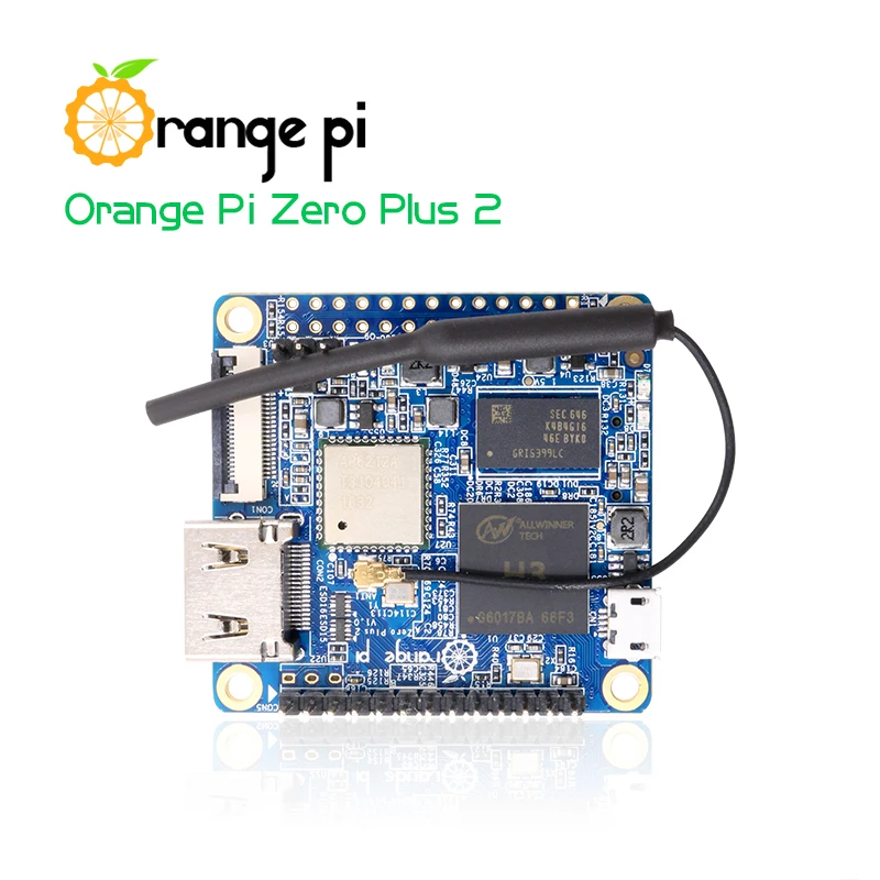 Orange Pi Zero Plus2 H3 WIfi de cuatro núcleos Bluetooth, mini PC, compatible con Android, Linux, Beyond Raspberry Pi