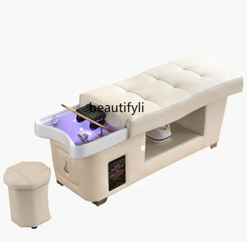 

LXThai Шампунь для терапии головы, стул с циркуляцией воды, фумигация, парикмахерская, салон красоты, бар для мытья лица, массажная кровать для чистки ушей