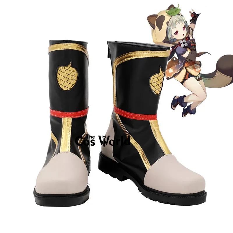 Juegos Genshin Sayu personaliza botas de zapatos de cosplay
