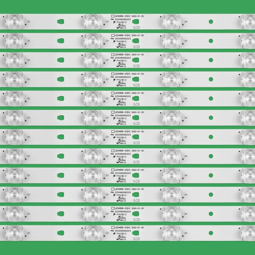 LED Backlight strip 6 lamp for Haier 49"TV FD4951A-LU G49Y 49U1 F49N LED49D6-03(A) 30349006203 LED50D6-ZC14AG-03 LS49AL72