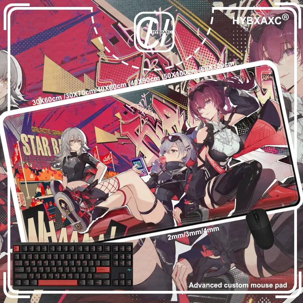 

Honkai Star Rail Mouse Pad Kafka Cute HD Desk Pad XXL Large Computer Laptop Non-slip Office Keyboard Mat Extended Gaming Mats