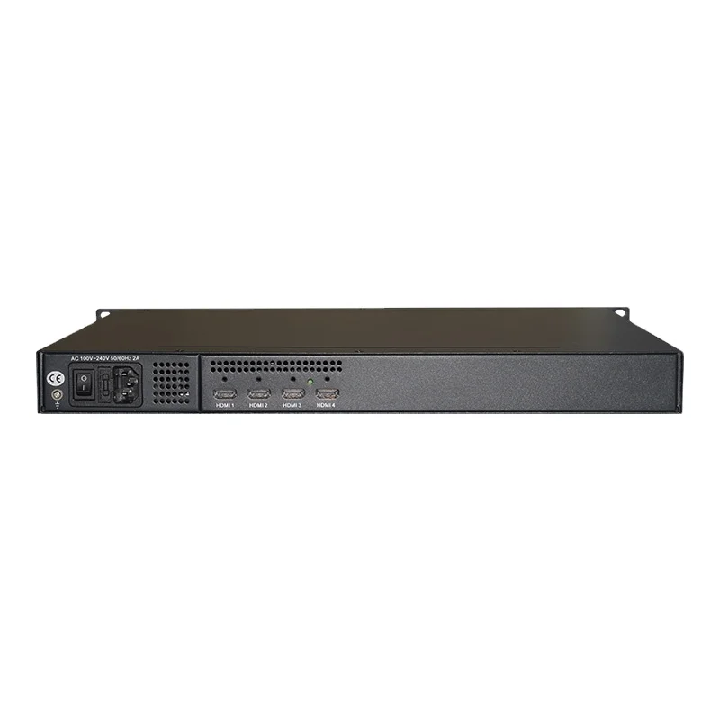12CH UHD 4K HD SDI to IP Video H.265 Encoder Low Bitrate Live Streaming Encoder Real-Time Bitrate Monitoring with MPTS/SPTS