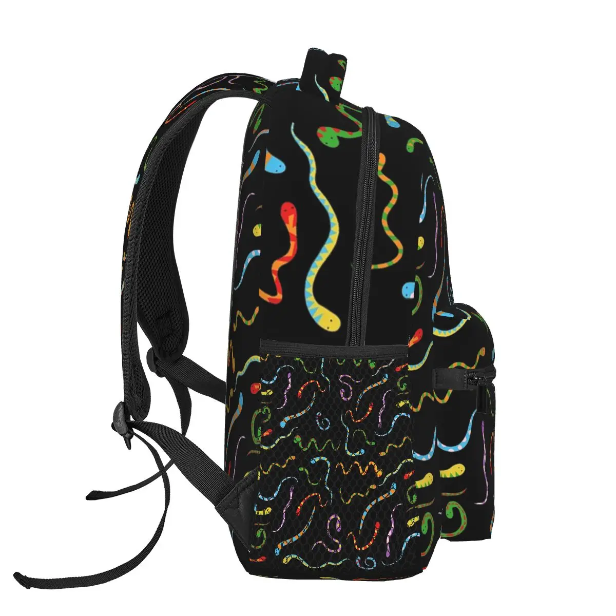 Cute Snake Pattern Backpacks Boys Girls Bookbag Students School Bags Cartoon Kids Rucksack Shoulder Bag Large Capacity