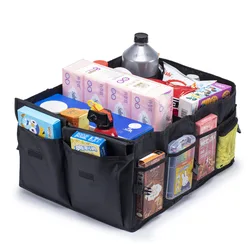 Big Capacity Car Storage Box Car Trunk Organizer Eco-Friendly Super Durable Collapsible Cargo Storage Tool Auto Trucks Trunk Box