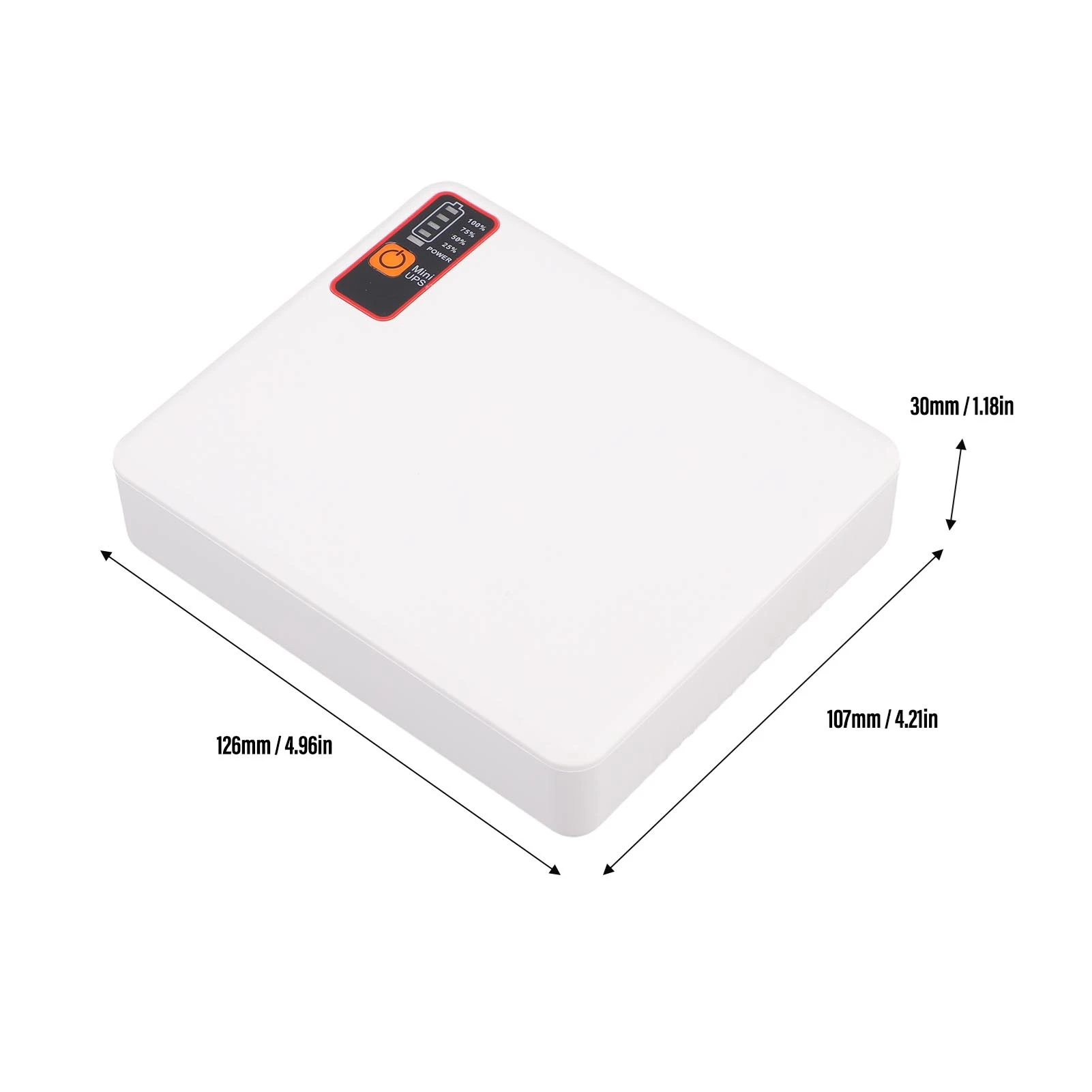 بطارية احتياطية UPS مصدر طاقة غير منقطع بقدرة 15600 مللي أمبير في الساعة بطارية احتياطية صغيرة في وضع الاستعداد UPS لمودم التوجيه مخرج USB من النوع C #6