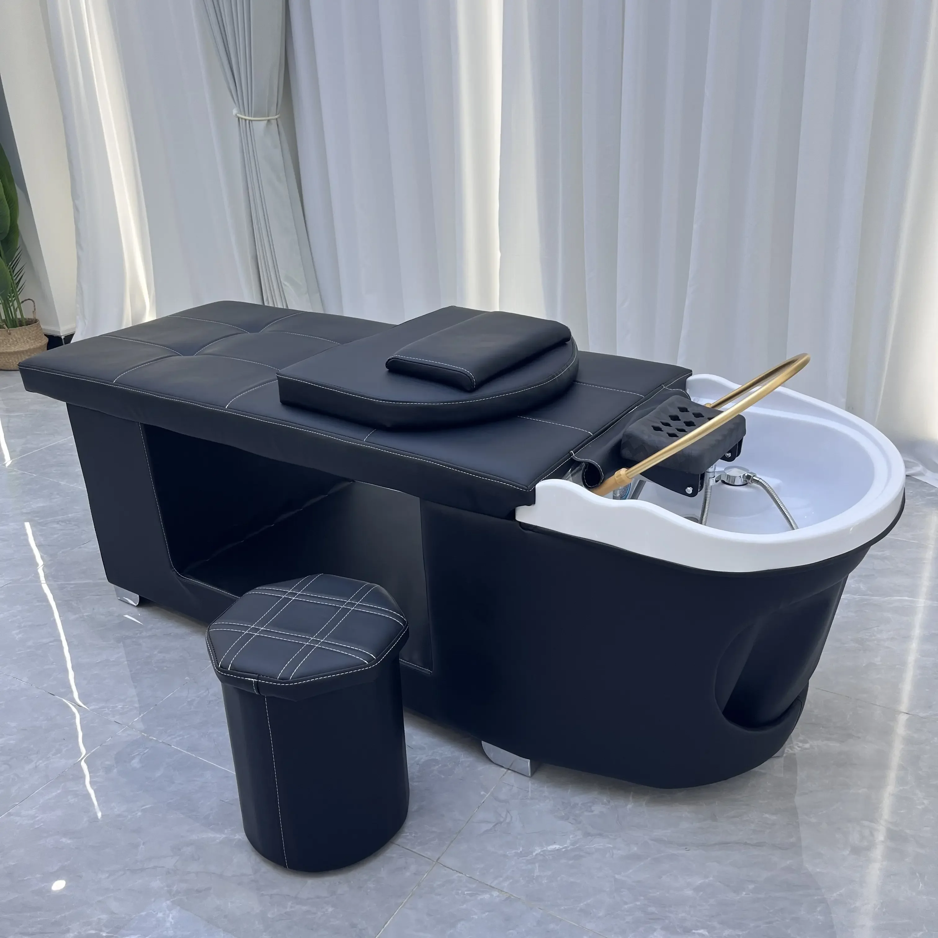 

-Thai Shampoo Massage Bed Head Spa Waterfall Multi-functional Hot Water Heater Massage Hair Shampoo Bed