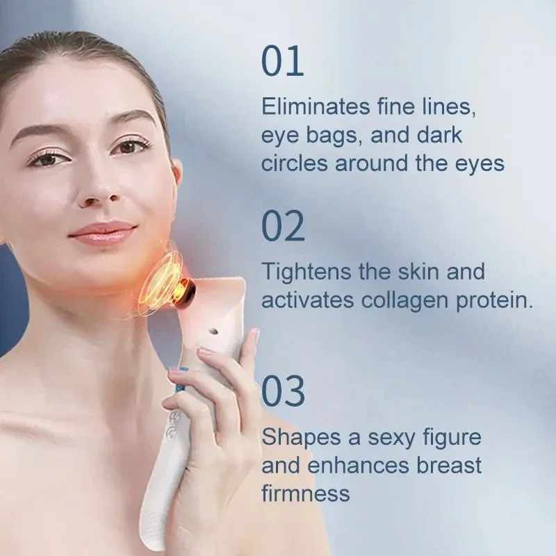 3 In 1 Professional Handheld Anti-Aging Facial Lift Tightening Eye Face Chest RF Skin Firming Machine Body Rejuvenation Device