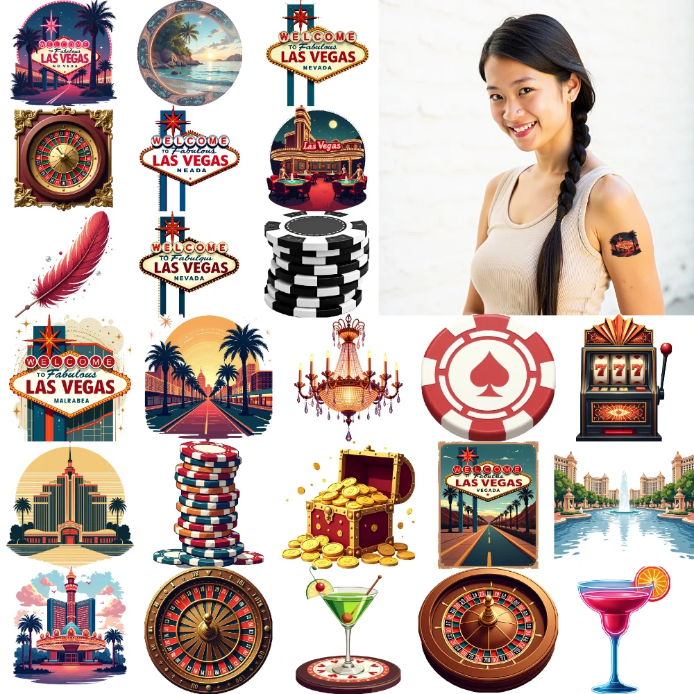 28Pcs Temporary Tat… - image