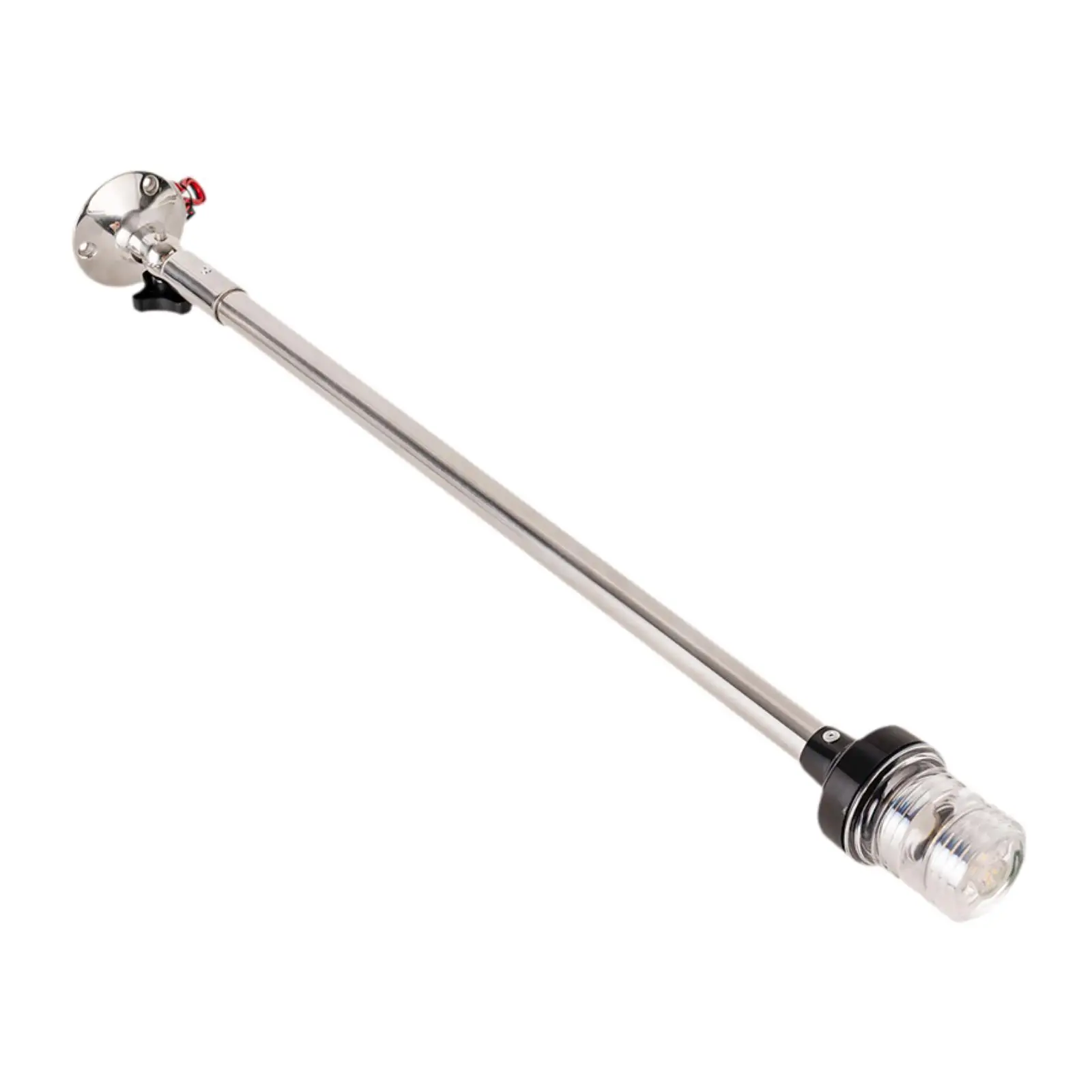 Navigation Light All Round 360 Degree Visibility 12-24V Boat Pole Light Marine Accessories for Jon Boat Pontoon Small Boats