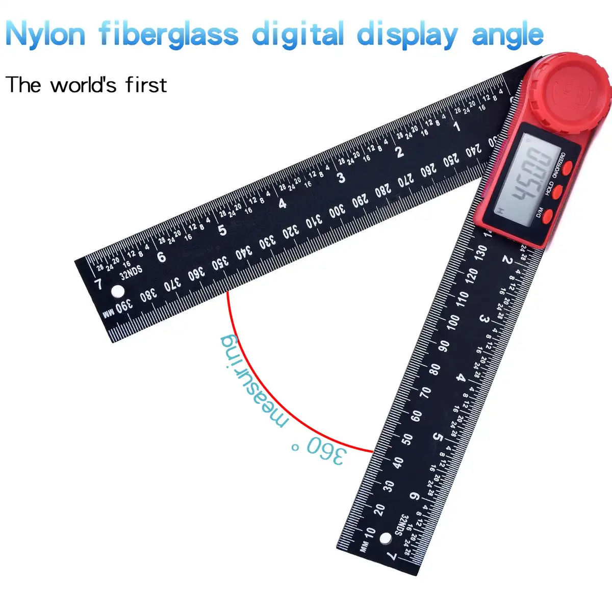 Protractors Digital Display Angle Level Ruler Goniometer Angle Finder Inclinometer75 90 Degree Measuring Gauging Carpenter Tools