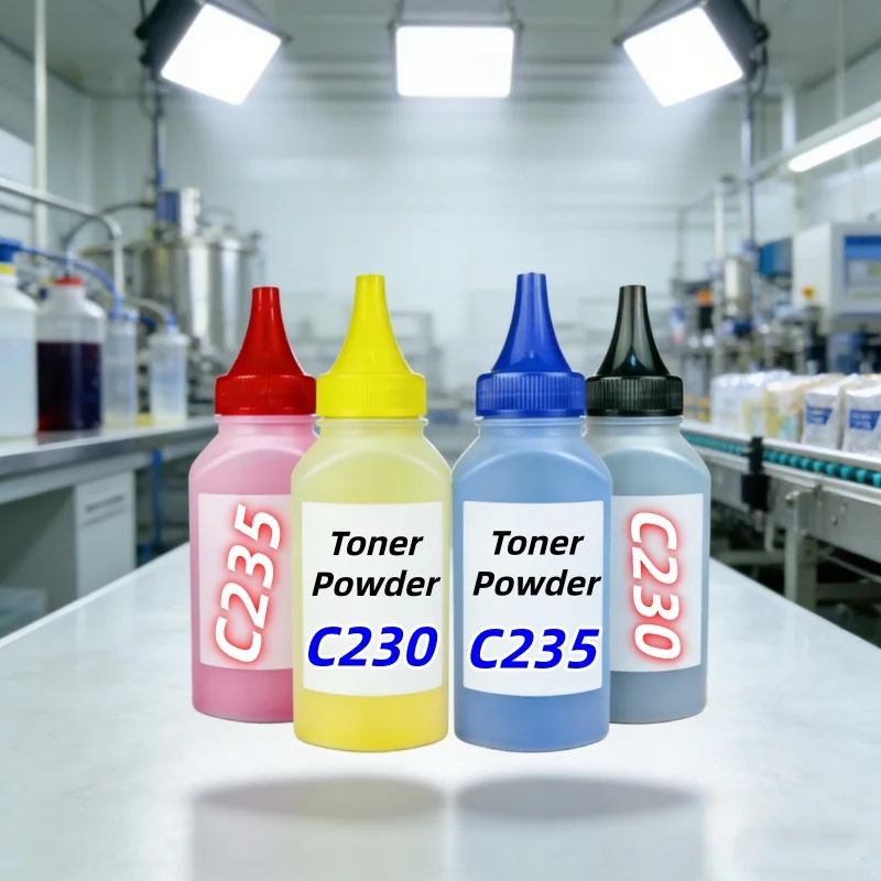 

1 комплект, 4 цвета C235DNIA, совместимый сменный тонер-порошок для Xerox C230 C235 C235V, цветной многофункциональный принтер с тонером