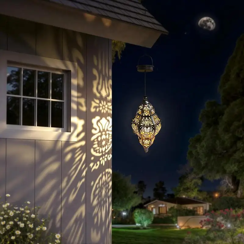 Outdoor Solar Lanterns Patio Waterproof Solar Lanterns Multi-functional Outdoor Lighting Garden Decor For Home Wedding Party