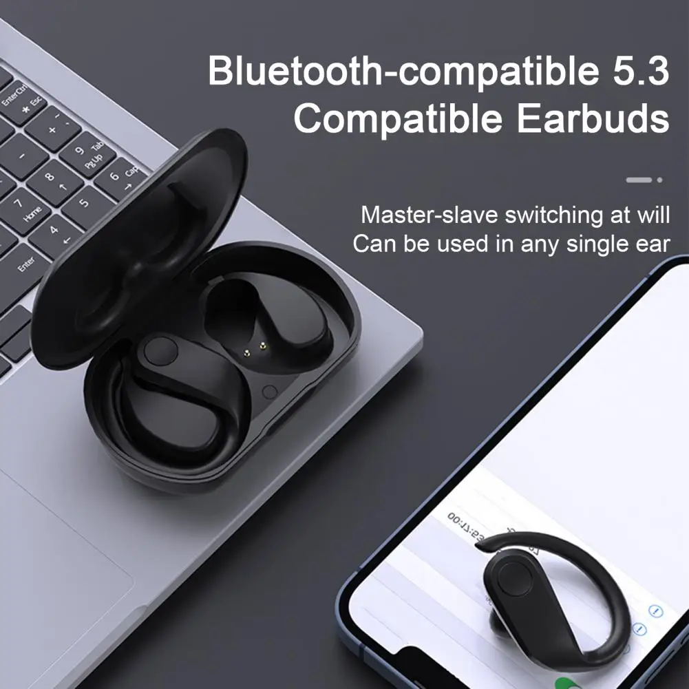 

Bluetooth-compatible 5.3 Earbuds Comfortable Earbuds Premium Wireless Ear Clip Headphones High-fidelity Sound Comfortable Fit