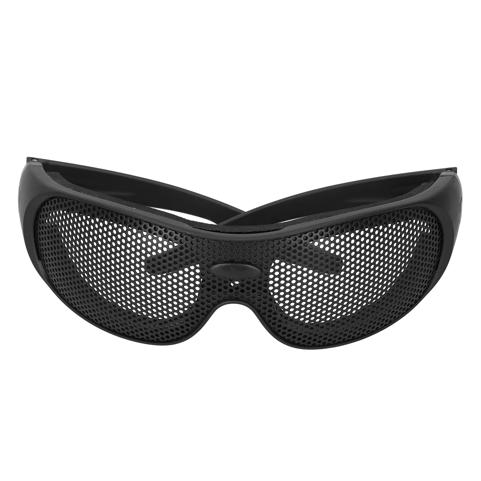 Impact Resistant Glasses UV400 Goggles Safety Goggles Impact Resistant Iron Mesh Pattern UV400 for Military Fans CS Outdoor Game