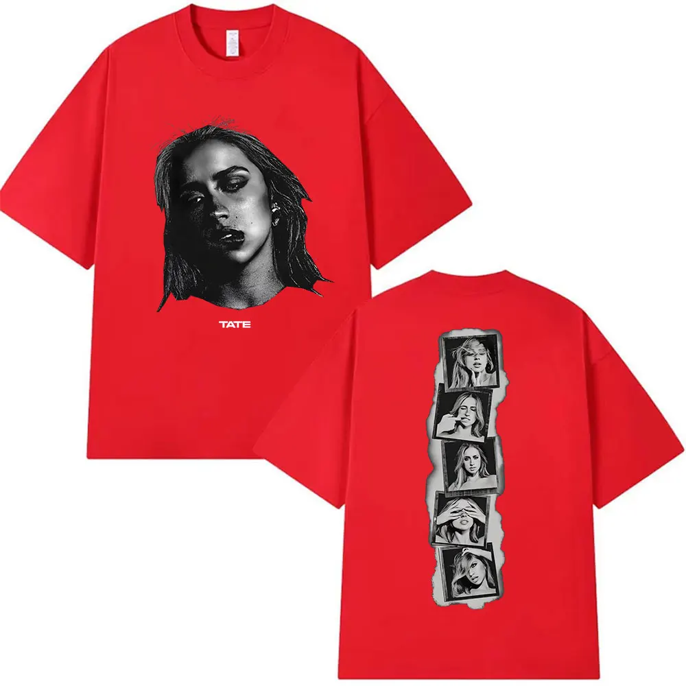 تيت ماكراي ملكة جمال الجولة العالمية 2025 جديد تي شيرت الرجال النساء المشجعين الهيب هوب خمر المتضخم القطن تي شيرت فضفاض الشارع الشهير