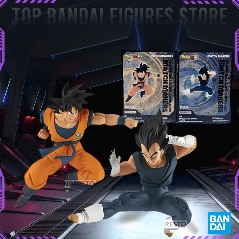 

Bandai Dragon Ball MATCH MAKERS Son Goku VS Bejita Yonsei In Stock Original Box Genuine Anime Characters Collectible Kit Gifts
