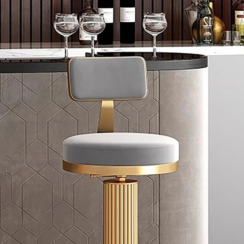 

o% Set Of 4 Modern Bar Chair Luxury Adjustable Height Living Room Nordic Bar Chair Trendy Design Taburetes De Bar Home *.