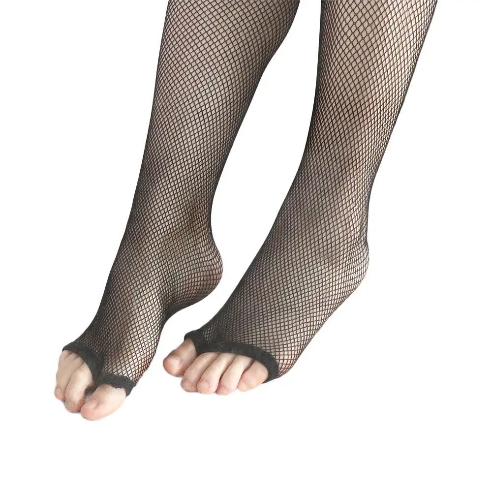 Sexy Open Toe Fish Net Elastic Tights Pantyhose Stockings Fishnet Soft Mesh Fine Mesh Open Toe Socks