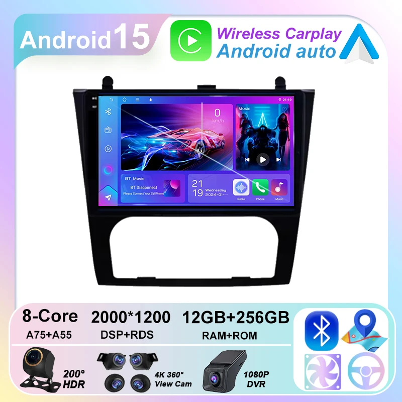

Android15 Dash Cam For Nissan Teana Altima Manual 2008 2009 2010 2011 2012 Car Auto Radio Multimedia Video DVR Player Navigation