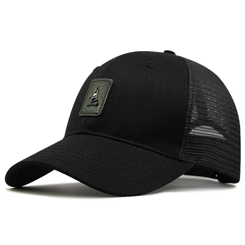 Gorra de béisbol de cabeza grande para hombre, gorro de camionero de malla de algodón de verano, 3d, Snapback de gran tamaño, 56-60cm, 60-68cm