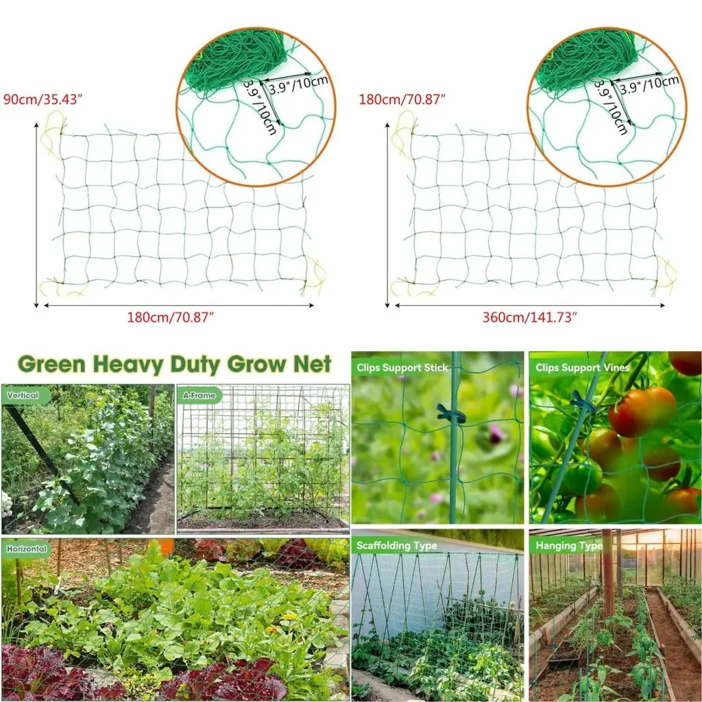 Mesh 9 Strands Agricultural Vine Plant Brackets Net Farming Pumpkins Watermelon high quality