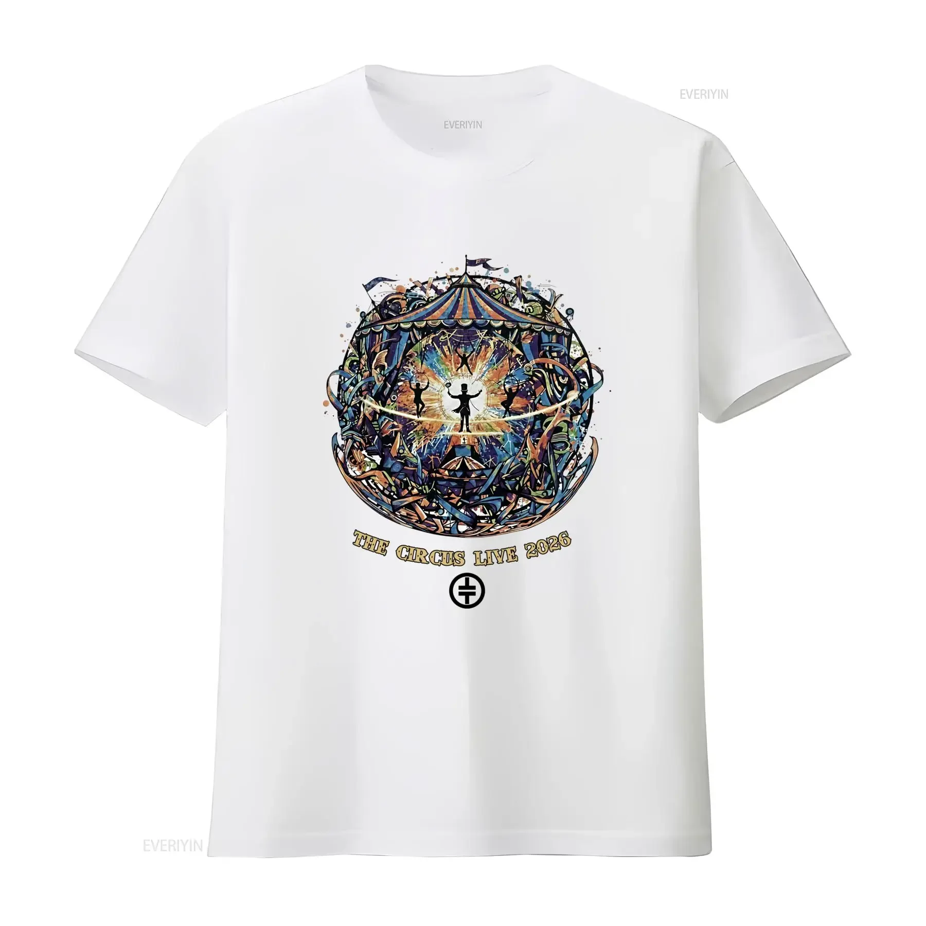 Take That Circus 2026 Tour T Shirt Official 90s Boy Band Merchandise with Iconic Logo and Members Print Durable Sublimation