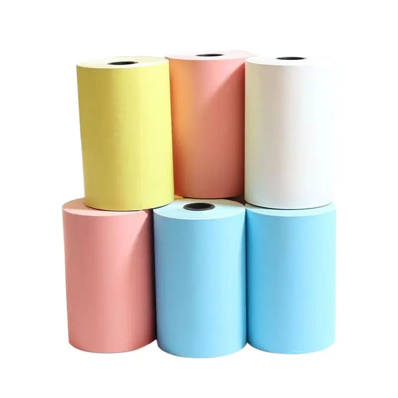 57mm Thermal Printing Paper For Mini Printer Instant Print Camera POS Rolls Label Self-adhesive Sticker Paper Print Photo Note