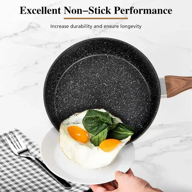 Aluminum Non-stick Induction Cookware and Bakeware Non-stick Kitchen Induction Cookware Non-toxic Kitchen Set