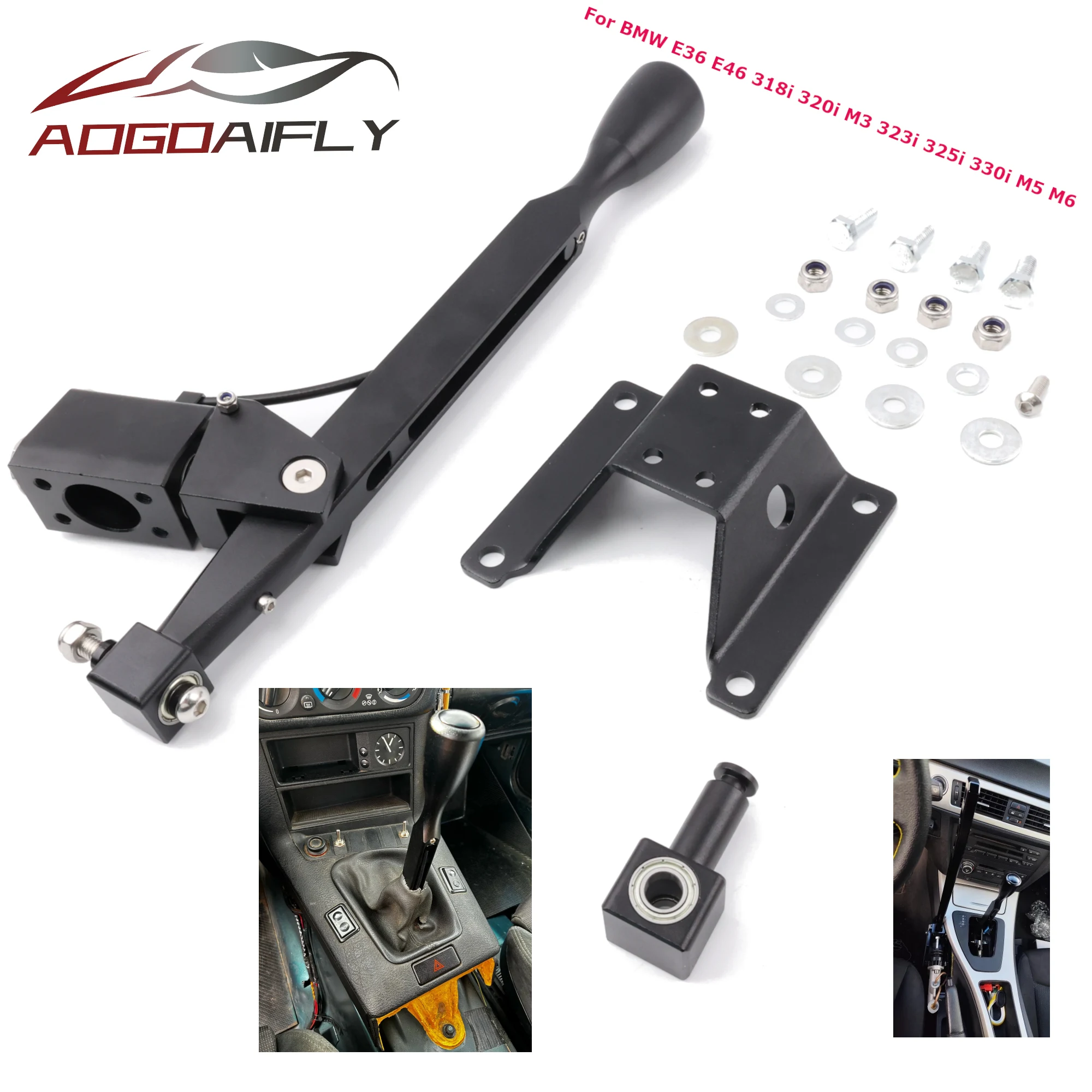 New Self-Centering Performance E36 Billet Short Shifter Box Upgrade For BMW E36 E46 318i 320i M3 323i 325i 330i M5 M6 5 6 Speed