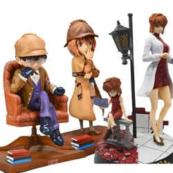 Anime Detective Conan Figure PVC Edogawa Konan Haibara Ai Action Figure Collection Model Doll Toy Figurine For Kid Birthday Gift