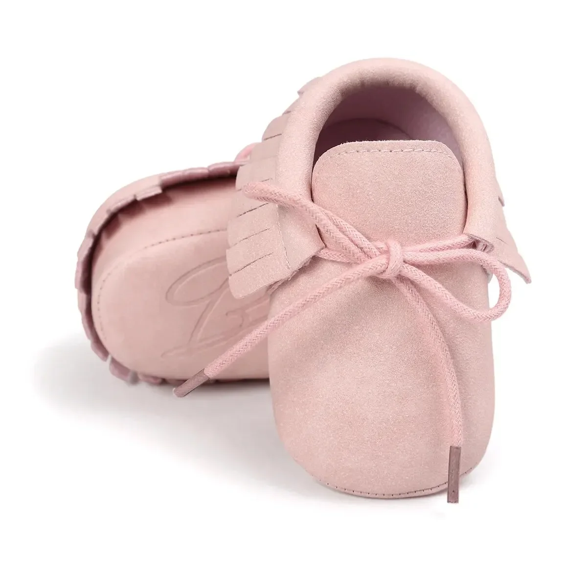 Meckior Baby Shoes Newborn Infant Boy Girl Classical Lace-up Tassels Suede Sofe Anti-slip Toddler Crib Crawl Shoes Moccasins