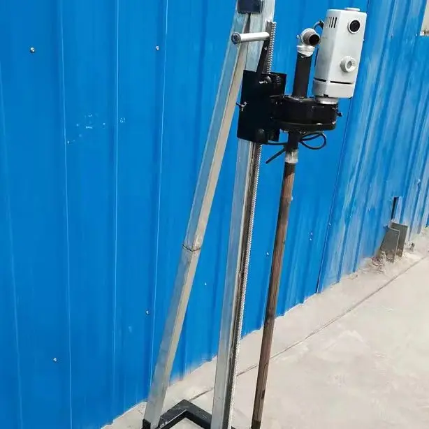 

Customized Electric Water Well Drilling Rig Vertical Frame Handheld Portable High Torque 60m Depth Household Irrigation