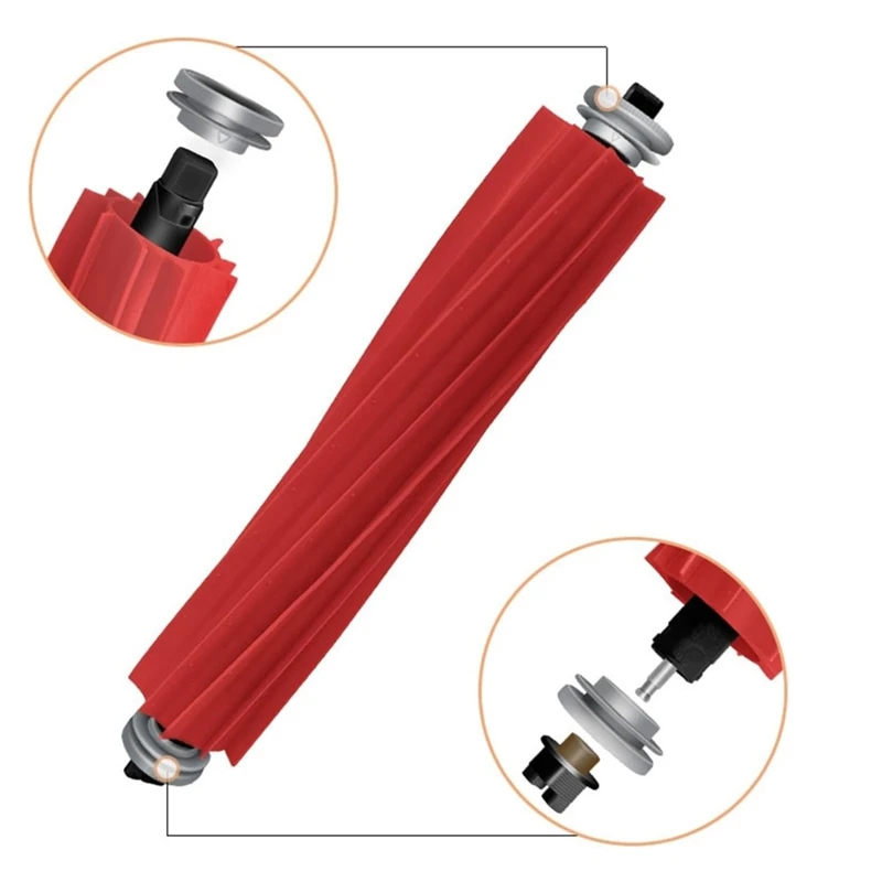 A44F-Replacement Spare Parts For Roborock S7 Maxv, S7 Maxv Ultra,S7 Pro Ultra, T8 Plus,G10S Robot Vacuum,Main Brush,Dust Bags