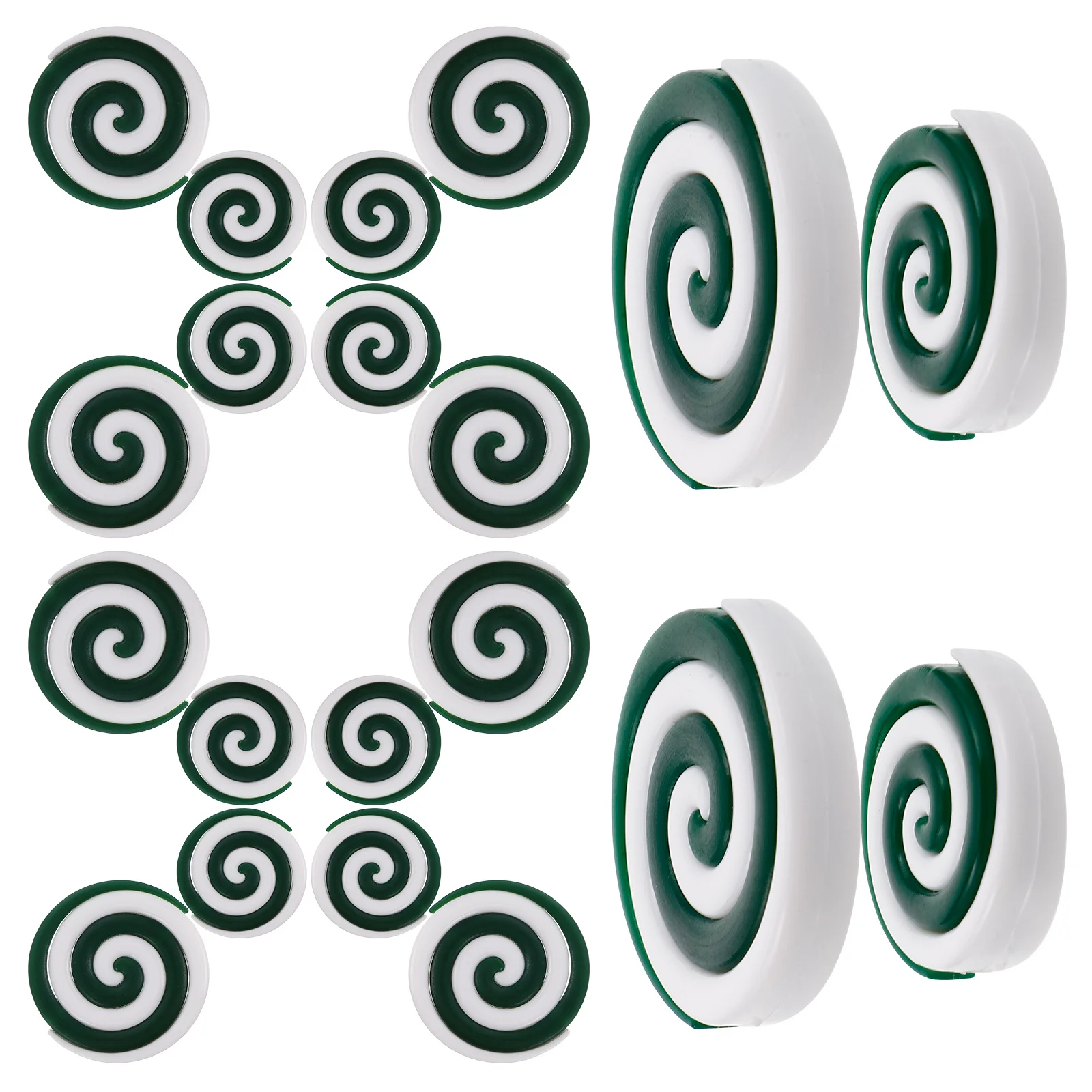 

20Pcs Candy Ornaments Colored Swirl Christmas Tree Pendants Xmas Decoration Party Candyland Charm Holiday Decor