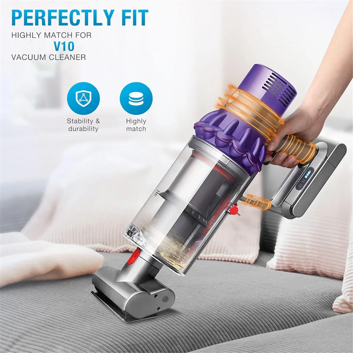 อุปกรณ์อะไหล่ตัวหลักสำหรับเครื่องดูดฝุ่น Dyson V10เครื่องดูด SV12ท่อประกอบตัวถังหลัก