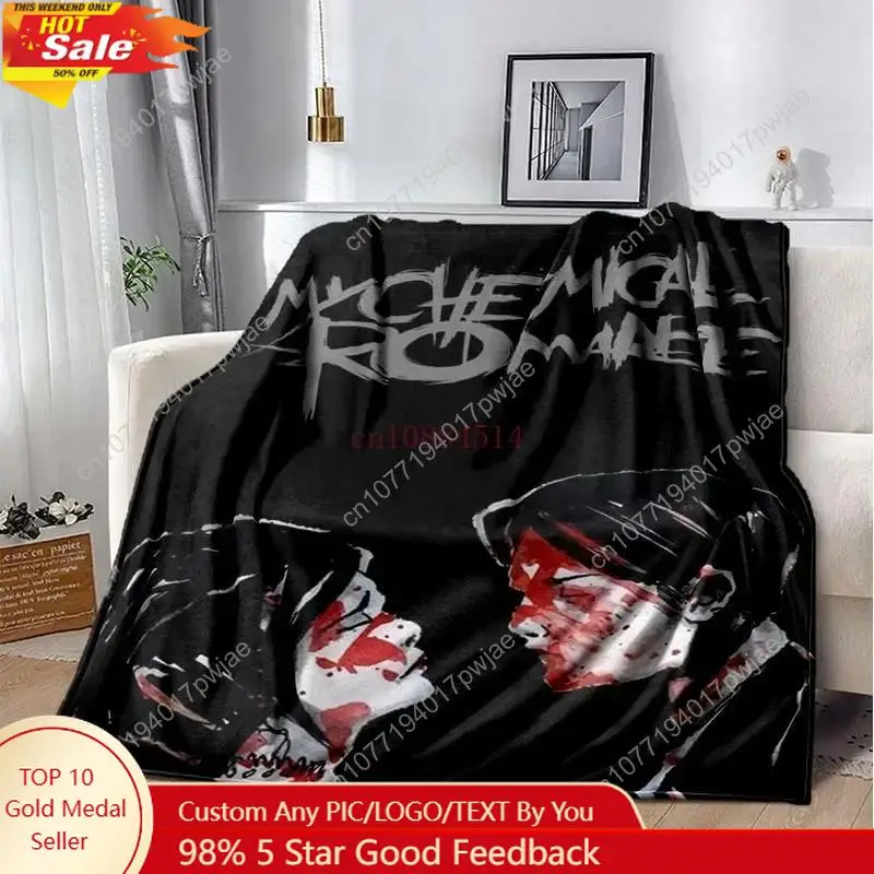 

DGN42My C-Chemical R-Romance Band Printed Blankets Kid's Baby Throw Blanket for Bedroom Living Room Sofa Bed Car Brithday G3Jm