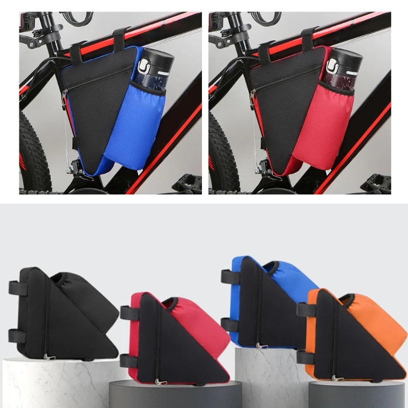 Bikes Triangular Pouches Mountain Bicycles Frame Front Top Tube Bag Pouches Practical Bikes Storage Bag Cyclings Part