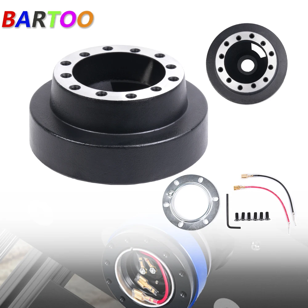 Quick Release Steering Wheel Hub Adapter Compatible with BMW E46 3 Series 328i/323i/325i/330i 98-05 M3 Mini Cooper 02-12 QR074