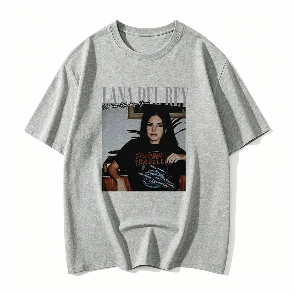 New Lana Del Rey Graphic Print T Shirt Men Women Hip Hop Vintage Streetwear Summer Short Sleeve Fashion T Shirt