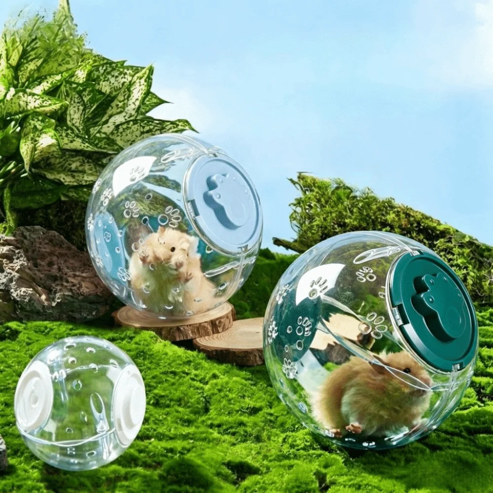 Portable Hamster Running Ball Escape Proof 12/15/18cm Hamster Exercise Ball Creative Multi-function Small Pet Running Ball